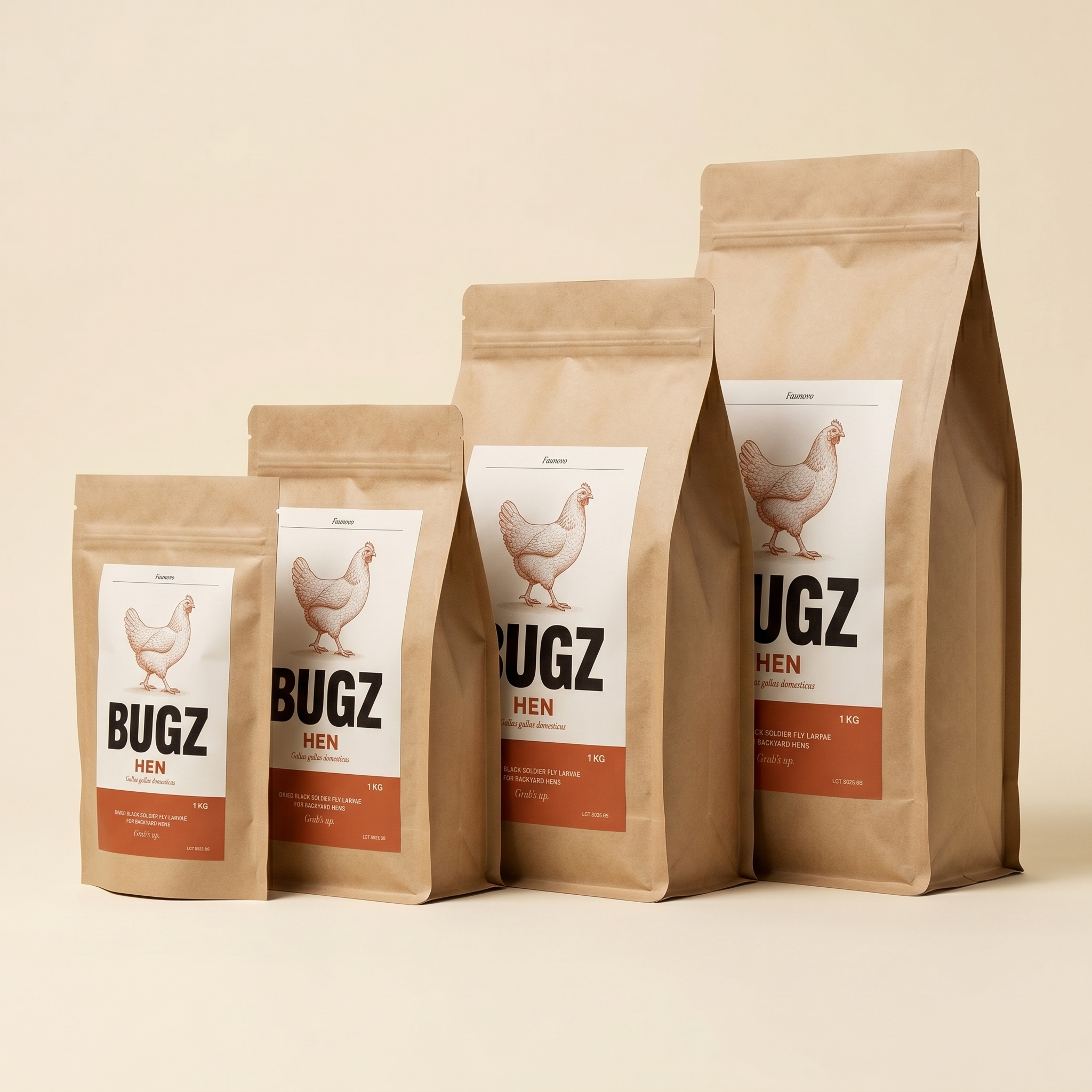 BUGZ Hen 1 kg — bestseller pack-shot
